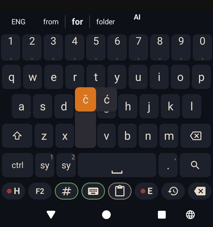 Croatian letters, your way