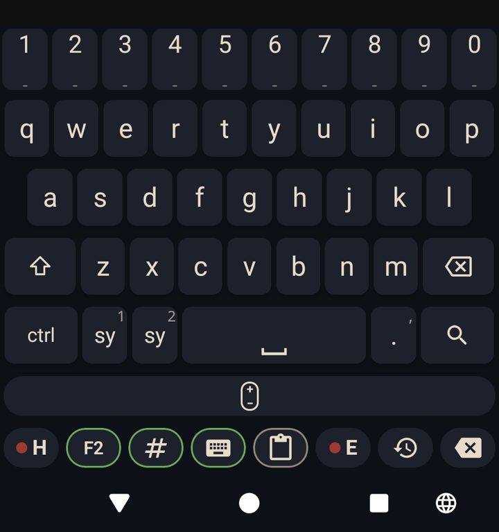 A cursor pad